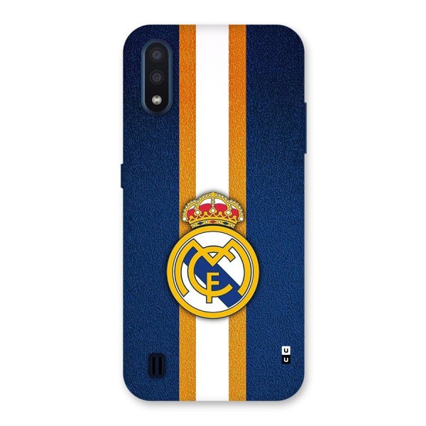 Real Madrid Stripes Back Case for Galaxy M01