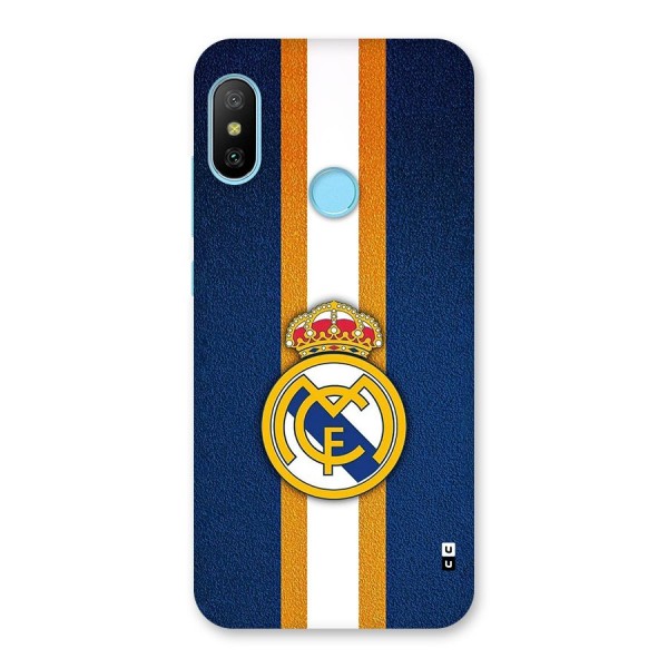 Real Madrid Stripes Back Case for Redmi 6 Pro