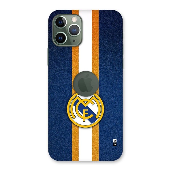 Real Madrid Stripes Back Case for iPhone 11 Pro Logo Cut