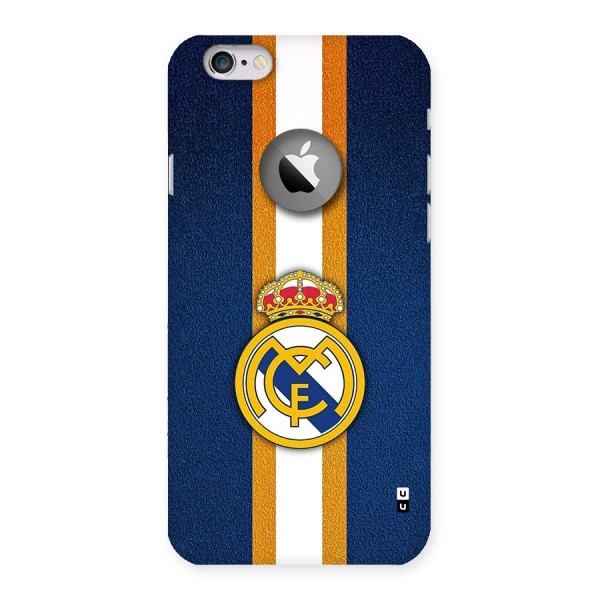 Real Madrid Stripes Back Case for iPhone 6 Logo Cut