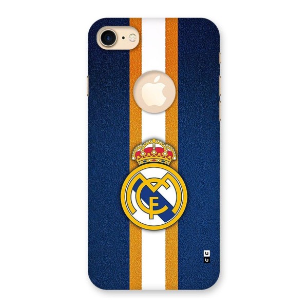 Real Madrid Stripes Back Case for iPhone 7 Logo Cut