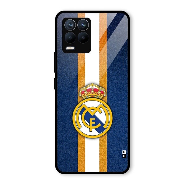 Real Madrid Stripes Glass Back Case for Realme 8 Pro