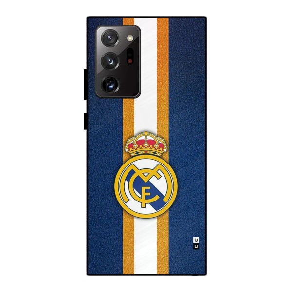Real Madrid Stripes Metal Back Case for Galaxy Note 20 Ultra