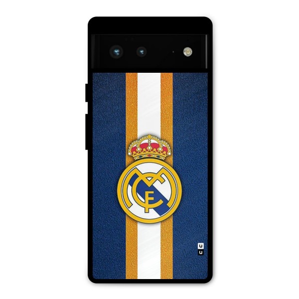 Real Madrid Stripes Metal Back Case for Google Pixel 6
