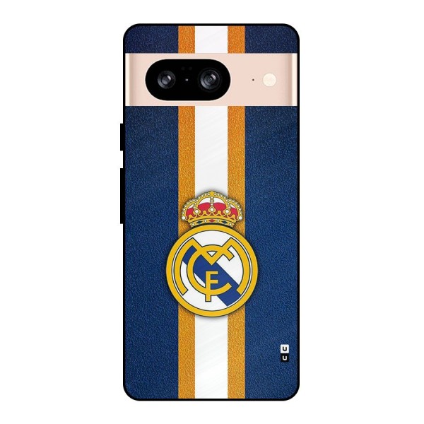 Real Madrid Stripes Metal Back Case for Google Pixel 8