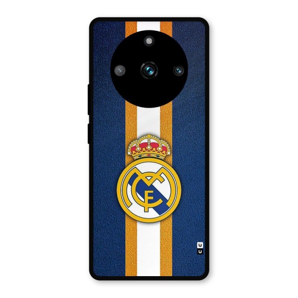 Real Madrid Stripes Metal Back Case for Realme 11 Pro