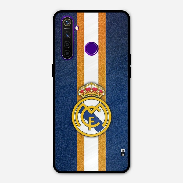 Real Madrid Stripes Metal Back Case for Realme 5 Pro