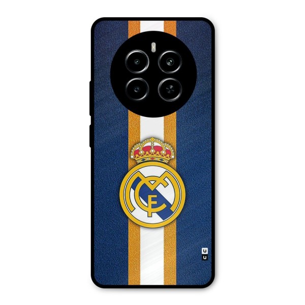 Real Madrid Stripes Metal Back Case for Realme P1
