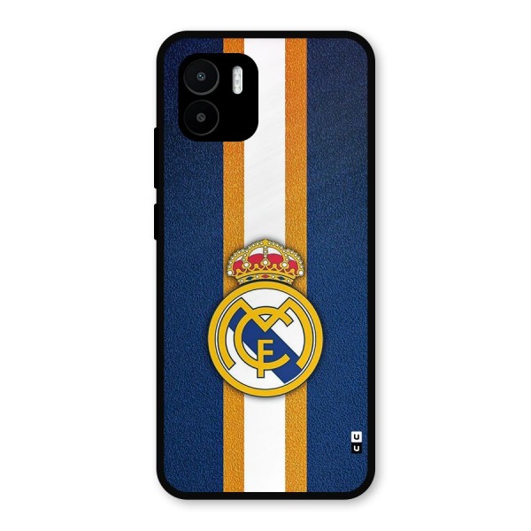 Real Madrid Stripes Metal Back Case for Redmi A1