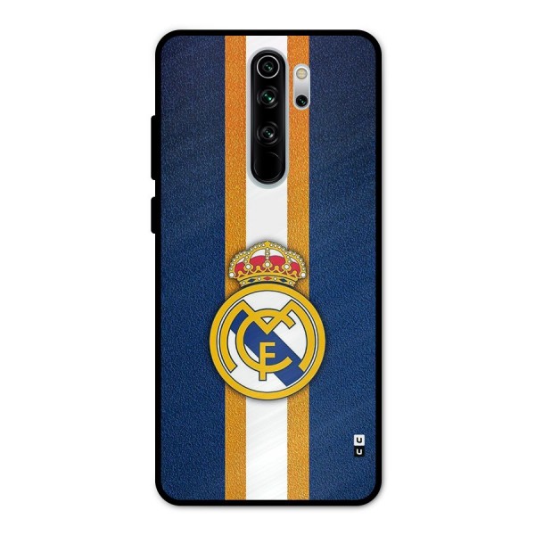 Real Madrid Stripes Metal Back Case for Redmi Note 8 Pro