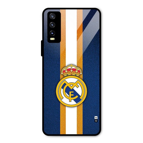 Real Madrid Stripes Metal Back Case for Vivo Y20i