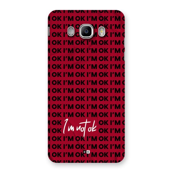 Really Not Ok Back Case for Galaxy J5 2016