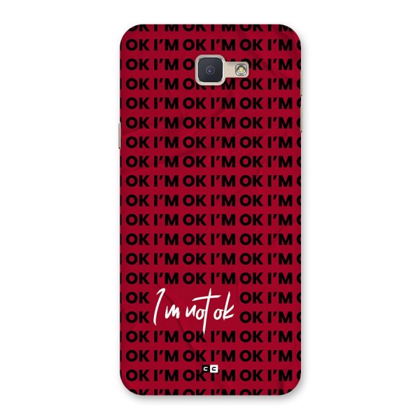 Really Not Ok Back Case for Galaxy J5 Prime