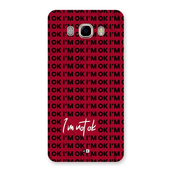 Really Not Ok Back Case for Galaxy J7 2016