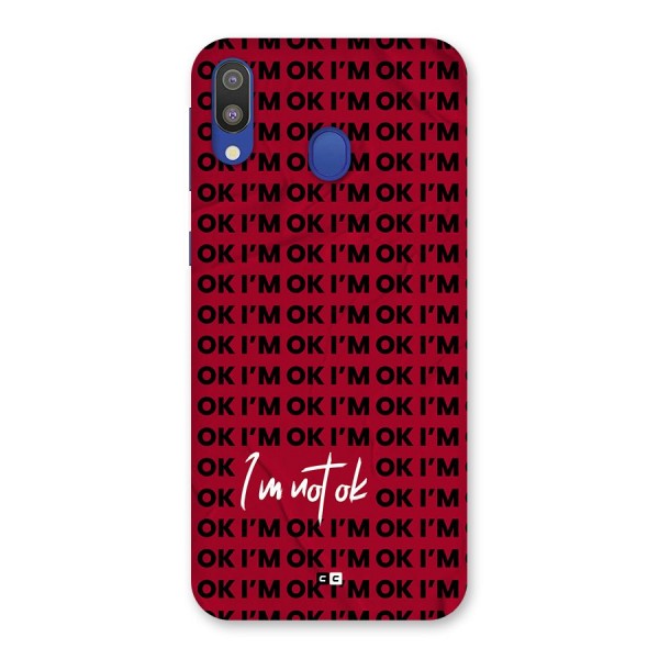 Really Not Ok Back Case for Galaxy M20