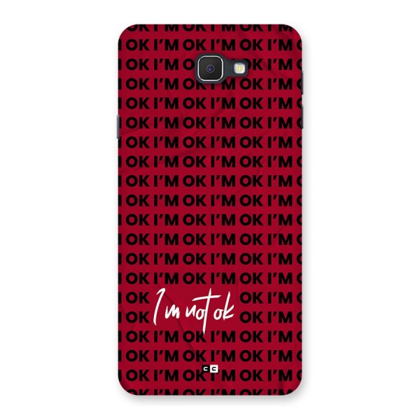 Really Not Ok Back Case for Galaxy On7 2016