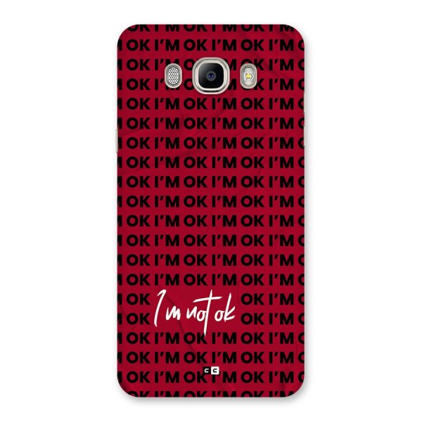 Really Not Ok Back Case for Galaxy On8