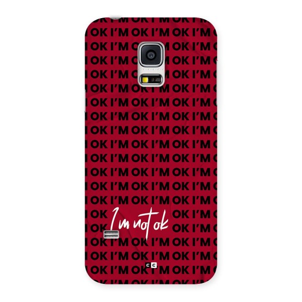 Really Not Ok Back Case for Galaxy S5 Mini