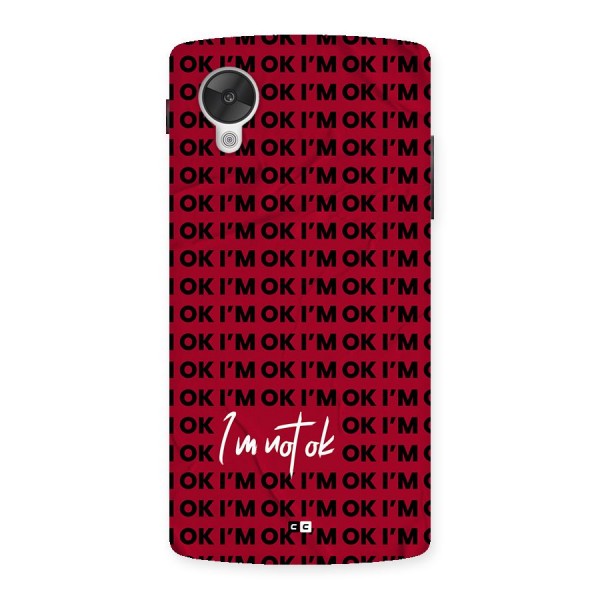 Really Not Ok Back Case for Google Nexus 5