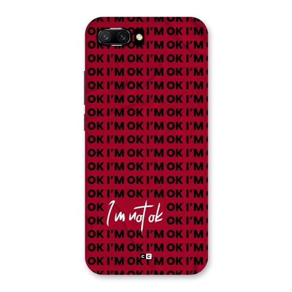 Really Not Ok Back Case for Honor 10