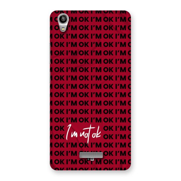 Really Not Ok Back Case for Lava Pixel V1