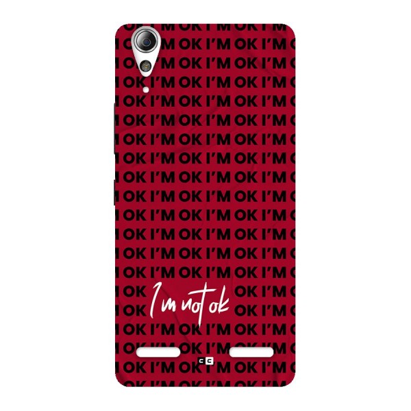 Really Not Ok Back Case for Lenovo A6000