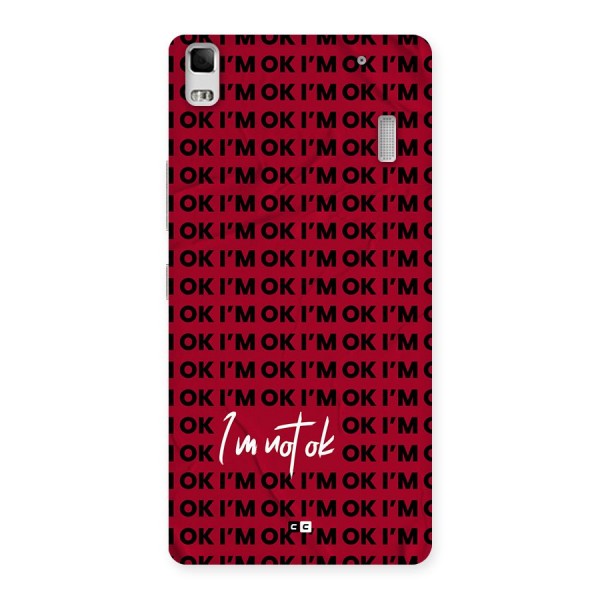 Really Not Ok Back Case for Lenovo K3 Note
