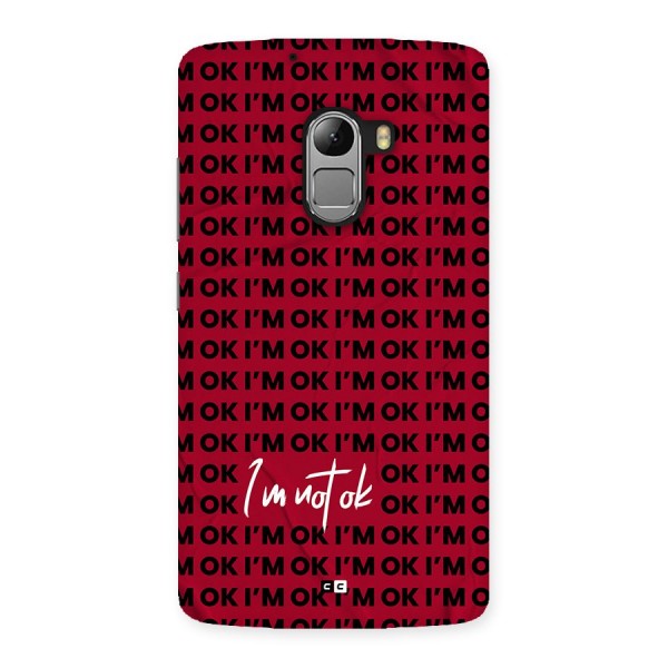 Really Not Ok Back Case for Lenovo K4 Note