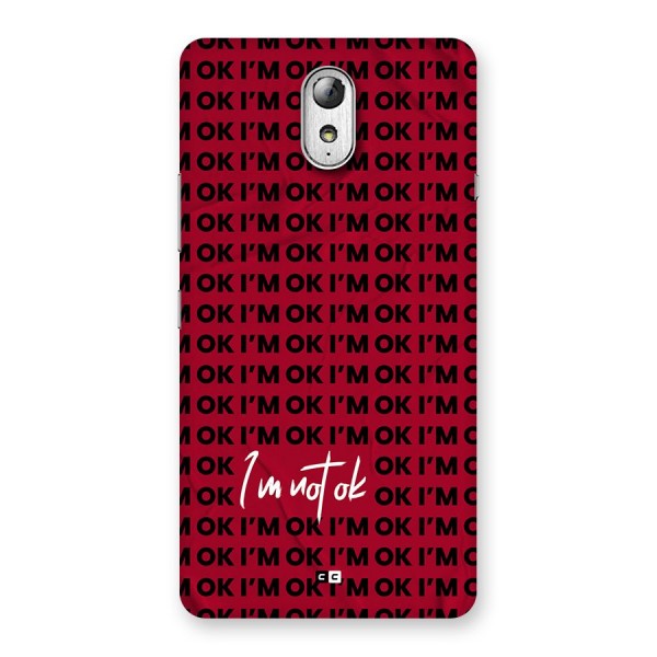 Really Not Ok Back Case for Lenovo Vibe P1M