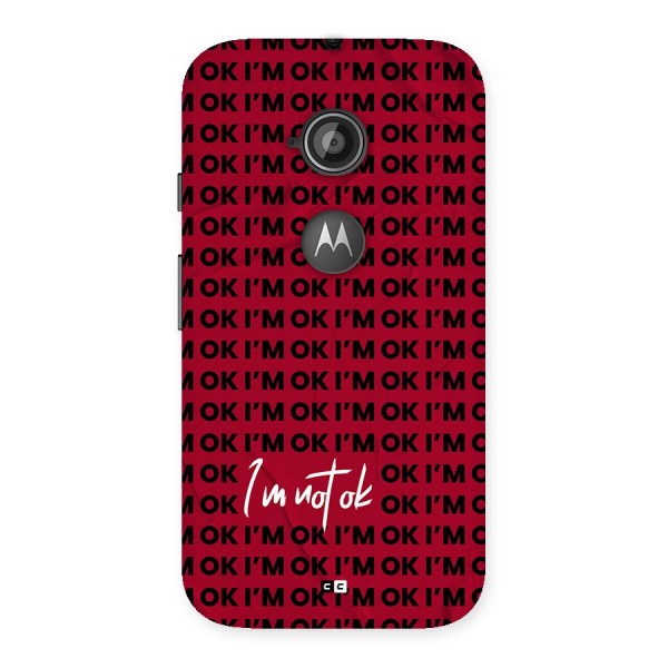 Really Not Ok Back Case for Moto E 2nd Gen