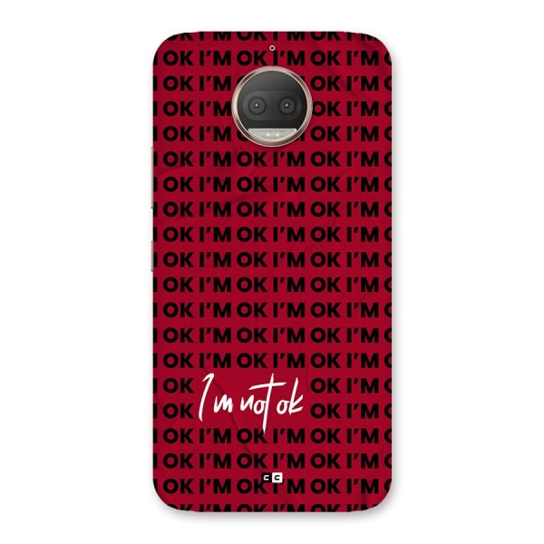 Really Not Ok Back Case for Moto G5s Plus