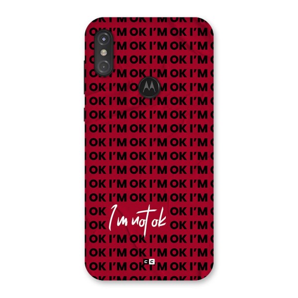 Really Not Ok Back Case for Motorola One Power