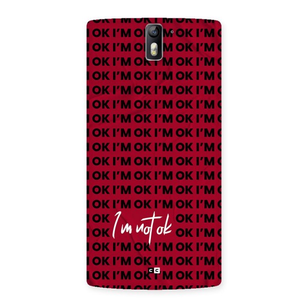 Really Not Ok Back Case for OnePlus One