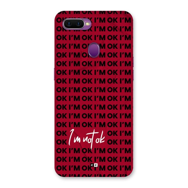 Really Not Ok Back Case for Oppo F9