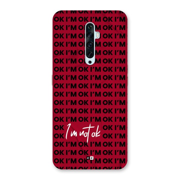 Really Not Ok Back Case for Oppo Reno2 F