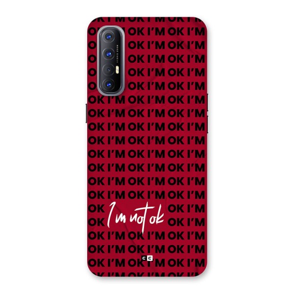 Really Not Ok Back Case for Oppo Reno3 Pro
