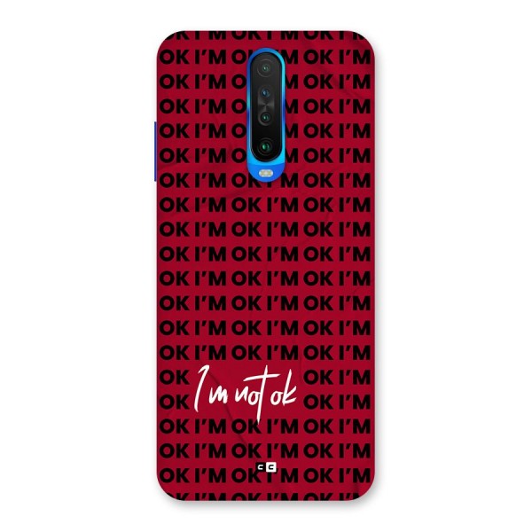 Really Not Ok Back Case for Poco X2