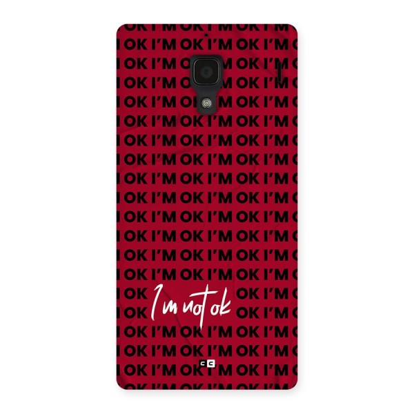 Really Not Ok Back Case for Redmi 1s