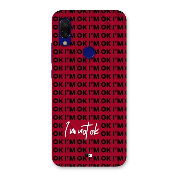Really Not Ok Back Case for Redmi 7