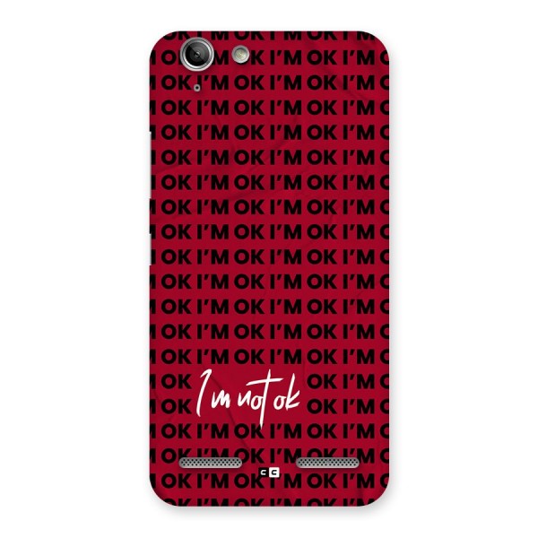 Really Not Ok Back Case for Vibe K5