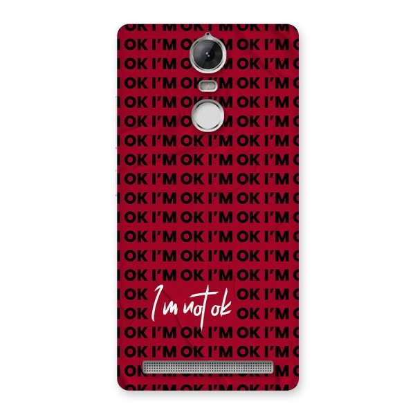 Really Not Ok Back Case for Vibe K5 Note