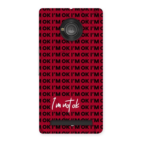 Really Not Ok Back Case for Yuphoria