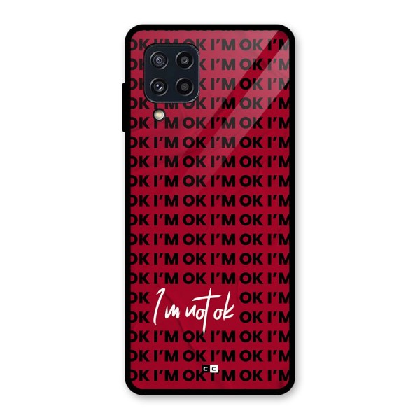 Really Not Ok Glass Back Case for Galaxy M32