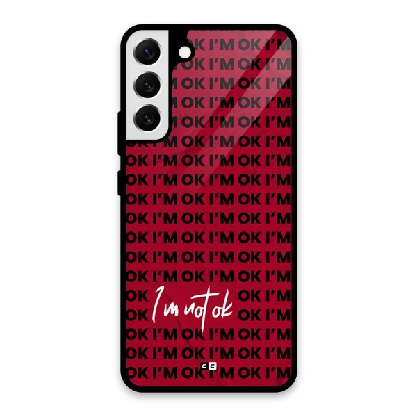 Really Not Ok Glass Back Case for Galaxy S22 Plus 5G