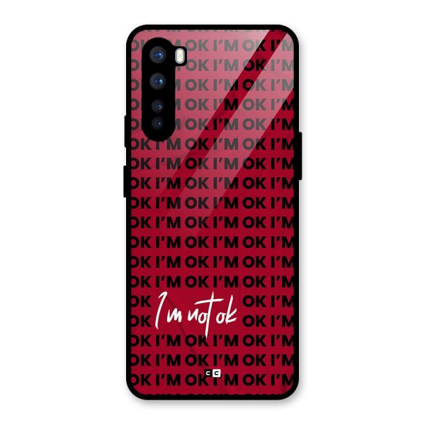Really Not Ok Glass Back Case for OnePlus Nord