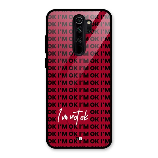 Really Not Ok Glass Back Case for Redmi Note 8 Pro