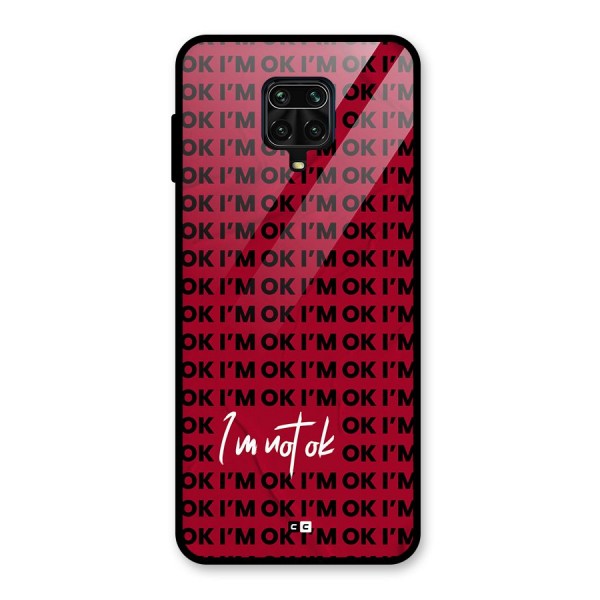 Really Not Ok Glass Back Case for Redmi Note 9 Pro Max