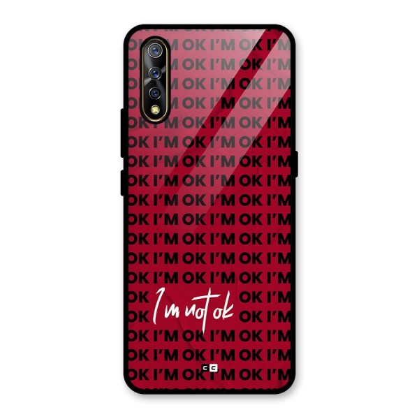 Really Not Ok Glass Back Case for Vivo S1