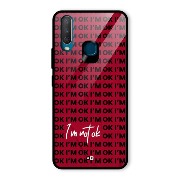 Really Not Ok Glass Back Case for Vivo Y15