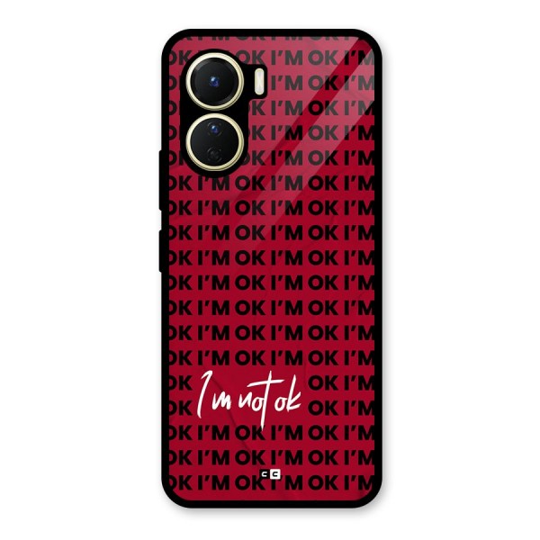 Really Not Ok Glass Back Case for Vivo Y16